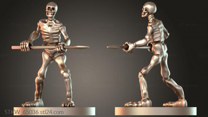 Skeleton with Spear Champion
