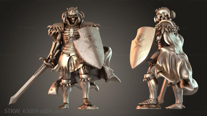 Military figurines (Skrull Age Darkness, STKW_65059) 3D models for cnc