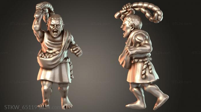 Military figurines (SLINGER Fierce, STKW_65119) 3D models for cnc