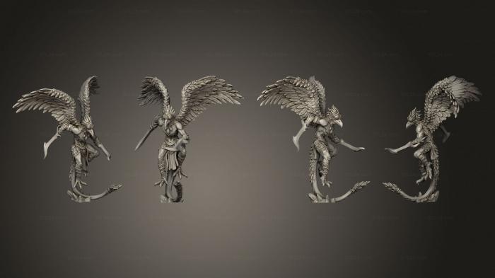 Military figurines (Furies 3, STKW_6515) 3D models for cnc
