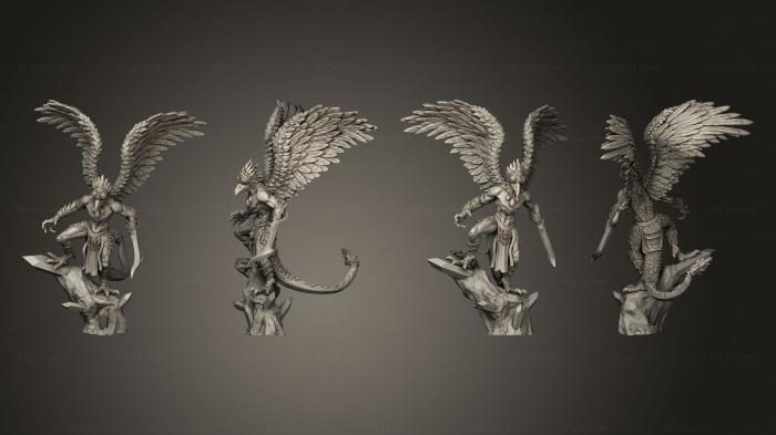 Military figurines (Furies 4, STKW_6516) 3D models for cnc