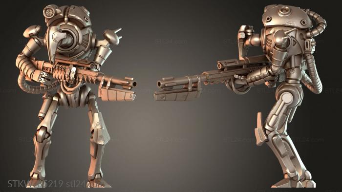 Military figurines (Snipers Xenial, STKW_65219) 3D models for cnc