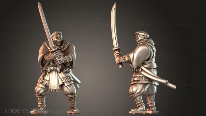 Sohei Monk Swordsman Old