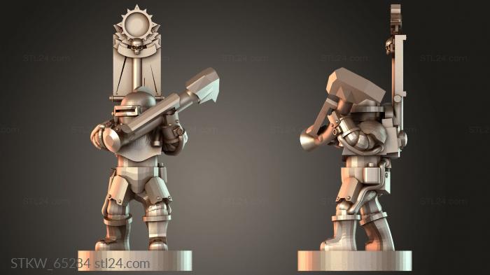 Solar Elite Axe Vexilla Judicator