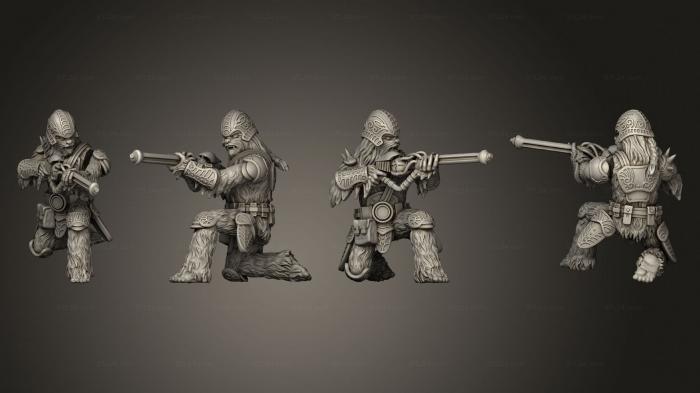 Military figurines (Furry Sniper, STKW_6531) 3D models for cnc