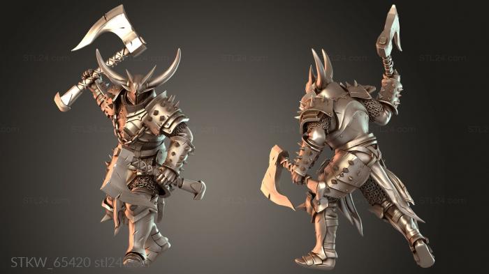 Soldier Dual Axe Attack
