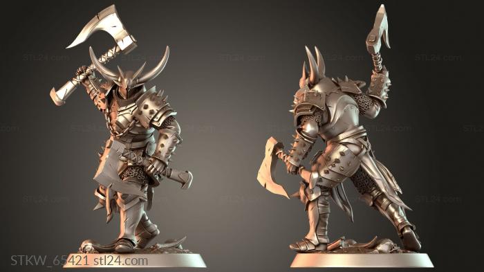 Soldier Dual Axe Attack Resilient