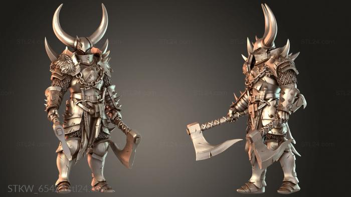 Soldier Dual Axe Chief Armored