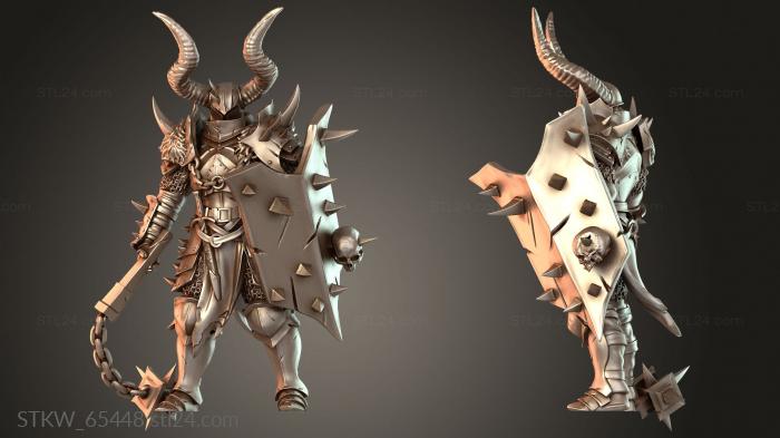 Soldier Flail Chief Battle-Hardened