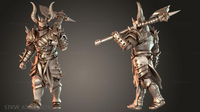 Soldier Great Axe Walk Armored