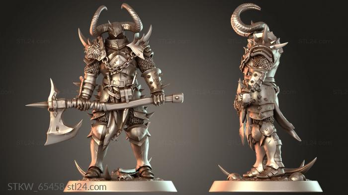 Soldier Greataxe Stand