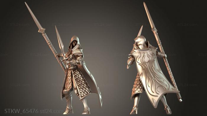 Soldier Spear Sword Chief