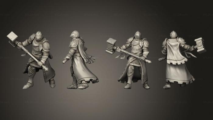 Military figurines (Galaad Miniatures 202112 Knight 04, STKW_6551) 3D models for cnc