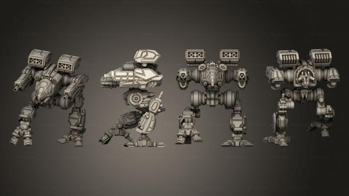Military figurines (garmr mk ii art pose, STKW_6555) 3D models for cnc