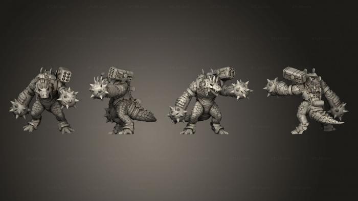 Military figurines (Gators 1 Bludgeons, STKW_6572) 3D models for cnc