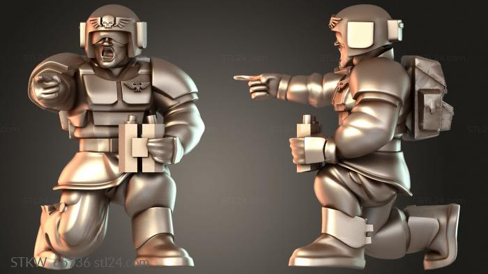 Squad Missile Launcher Angry Spaceguards Operator