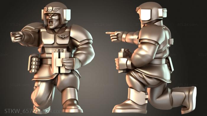 Squad Mortar Angry Spaceguards Boom Specialist