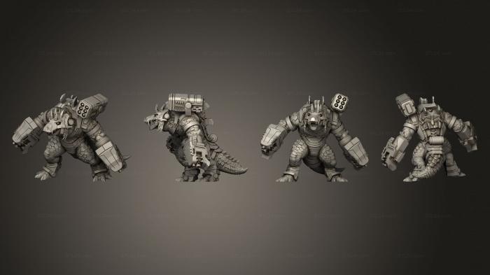 Military figurines (Gators 2 Guns, STKW_6579) 3D models for cnc