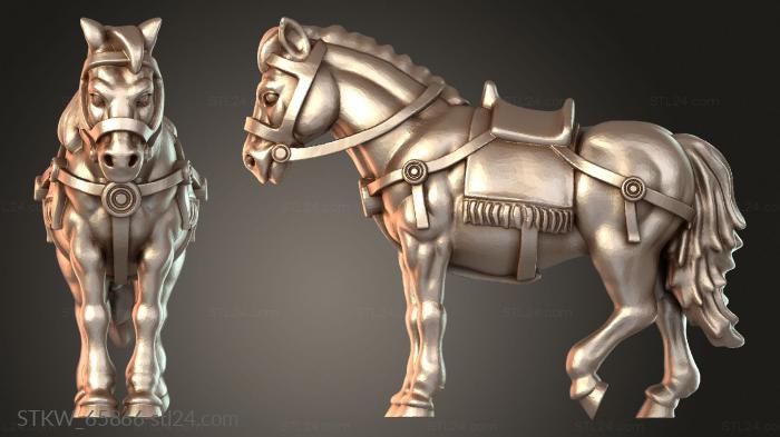 Standing Horse Watchful