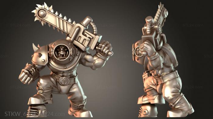 Star Player Orc with Chainsaw