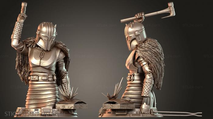 Star Wars Armorer Bust Model