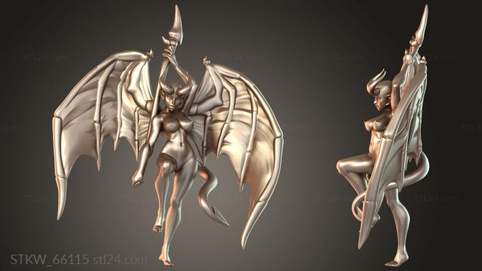 Succubus Pinup Hair