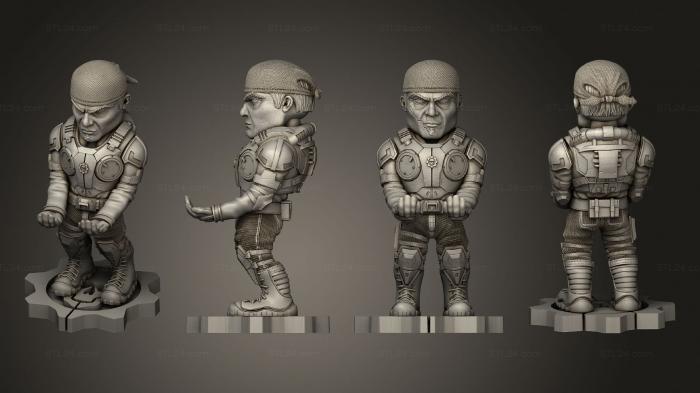 Military figurines (gears, STKW_6613) 3D models for cnc