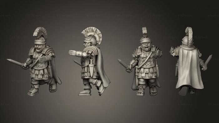 Military figurines (GENERAL A ON FOOT, STKW_6648) 3D models for cnc