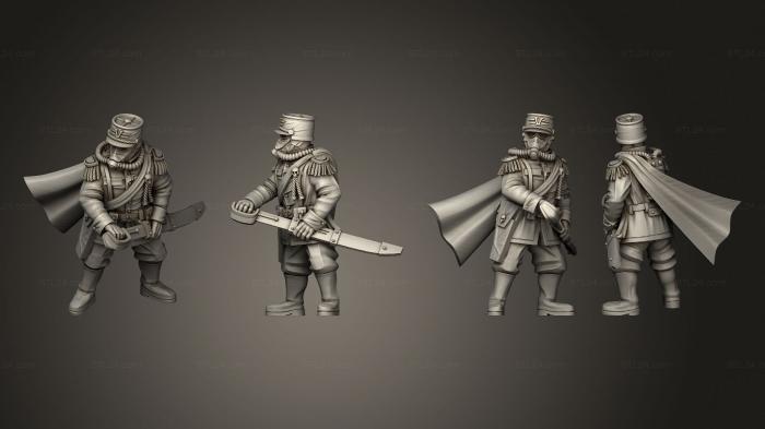 Military figurines (general franz, STKW_6652) 3D models for cnc