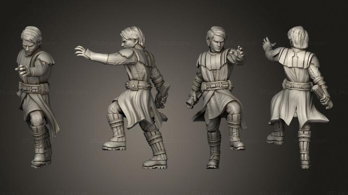 Military figurines (General Skywalker Action, STKW_6667) 3D models for cnc