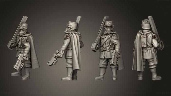 Military figurines (General Waldemar 01, STKW_6669) 3D models for cnc