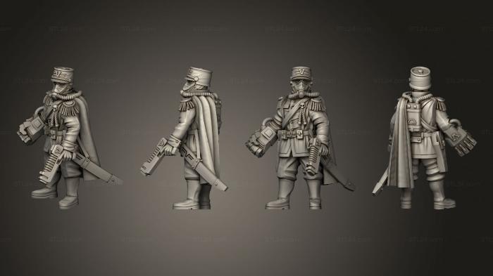 Military figurines (General Waldemar 04, STKW_6672) 3D models for cnc