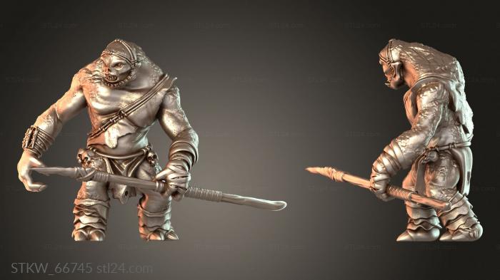 Terror Realm Troll with Spear