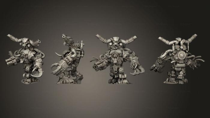 Military figurines (ghazghkull, STKW_6678) 3D models for cnc