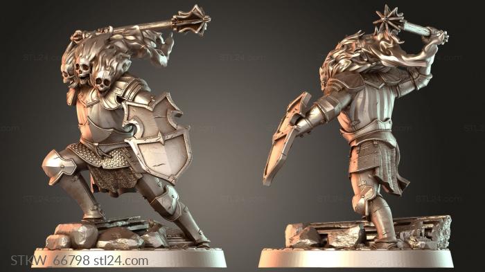 The blazing knight