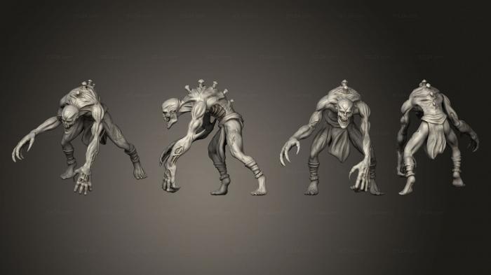 Military figurines (Ghoul Spine, STKW_6680) 3D models for cnc