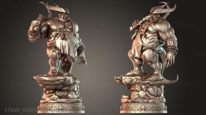 Military figurines (The Butcher Diablo Apron, STKW_66808) 3D models for cnc