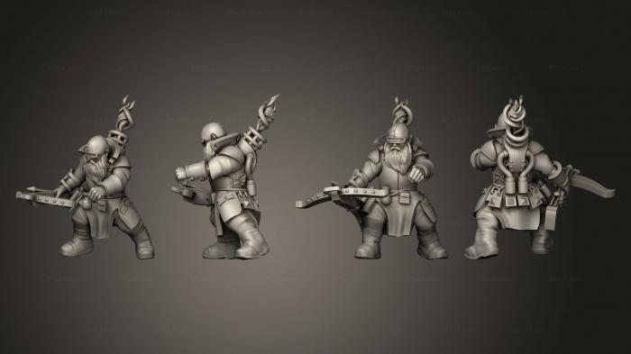 Military figurines (Gnome Artificer 2, STKW_6732) 3D models for cnc