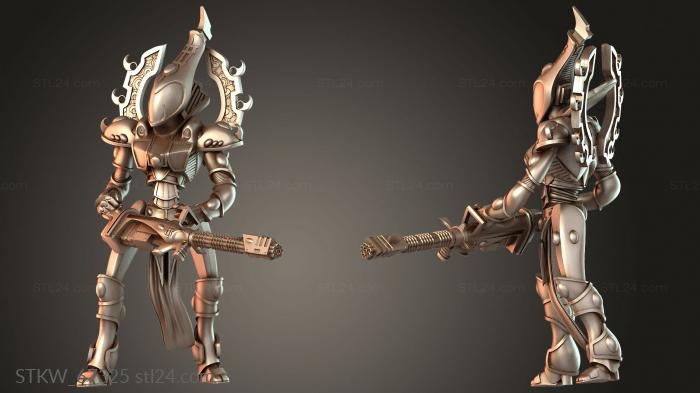 Military figurines (Tormentor Machinegun Malice, STKW_67325) 3D models for cnc