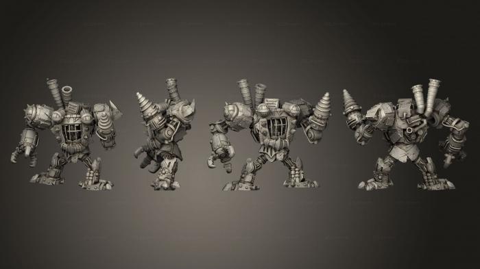 Military figurines (Gnomish Mech Operator Arm Left, STKW_6745) 3D models for cnc