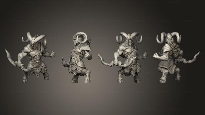 Military figurines (Goatman 02 Ranger, STKW_6746) 3D models for cnc