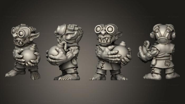 Military figurines (Goblin Alchemist 2, STKW_6758) 3D models for cnc