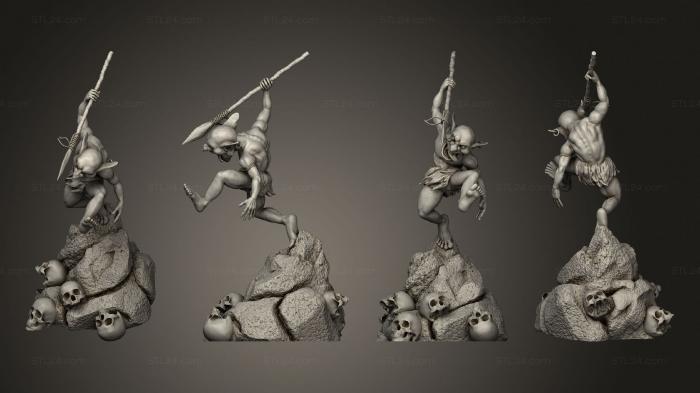 Military figurines (Goblin 22, STKW_6760) 3D models for cnc