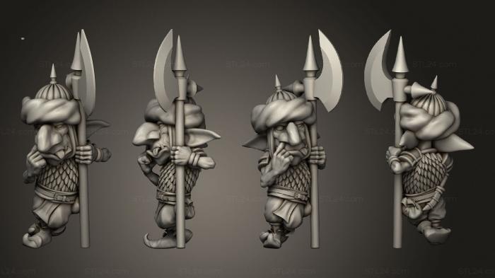 Military figurines (Goblin A, STKW_6761) 3D models for cnc