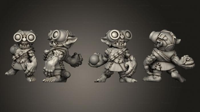Military figurines (Goblin Alchemist 1, STKW_6762) 3D models for cnc