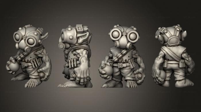 Military figurines (Goblin Alchemist 3, STKW_6763) 3D models for cnc
