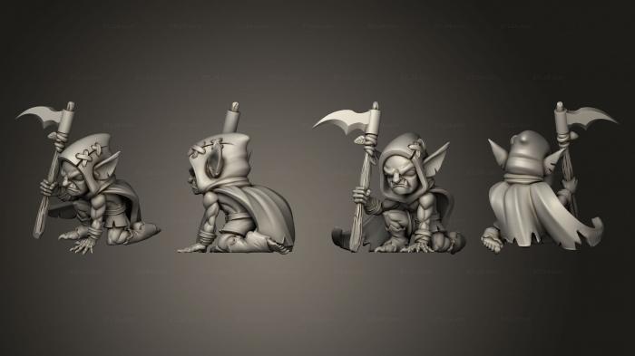 Military figurines (Goblin Band 01, STKW_6776) 3D models for cnc