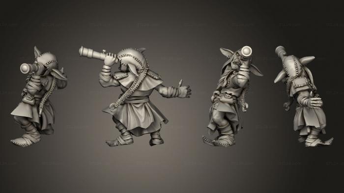 Military figurines (Goblin Catapult Gobo Watcher, STKW_6781) 3D models for cnc