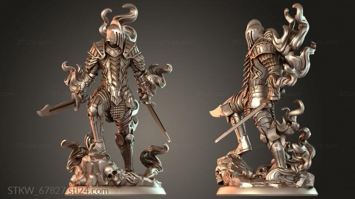 Military figurines (Umbral Sentinel, STKW_67827) 3D models for cnc