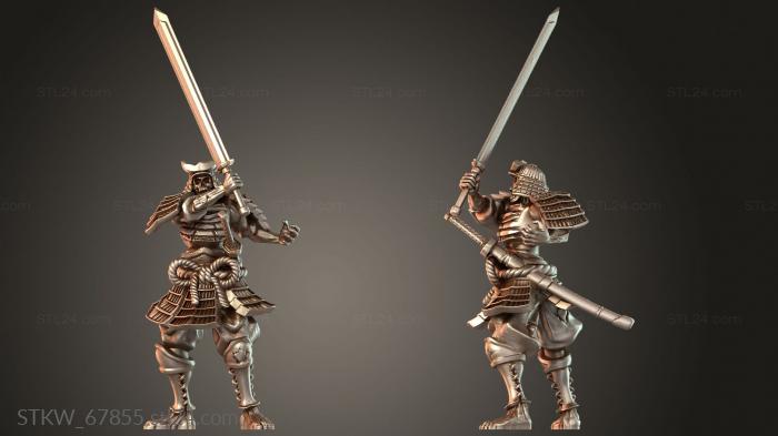 Undead Samurai Swordsman Large